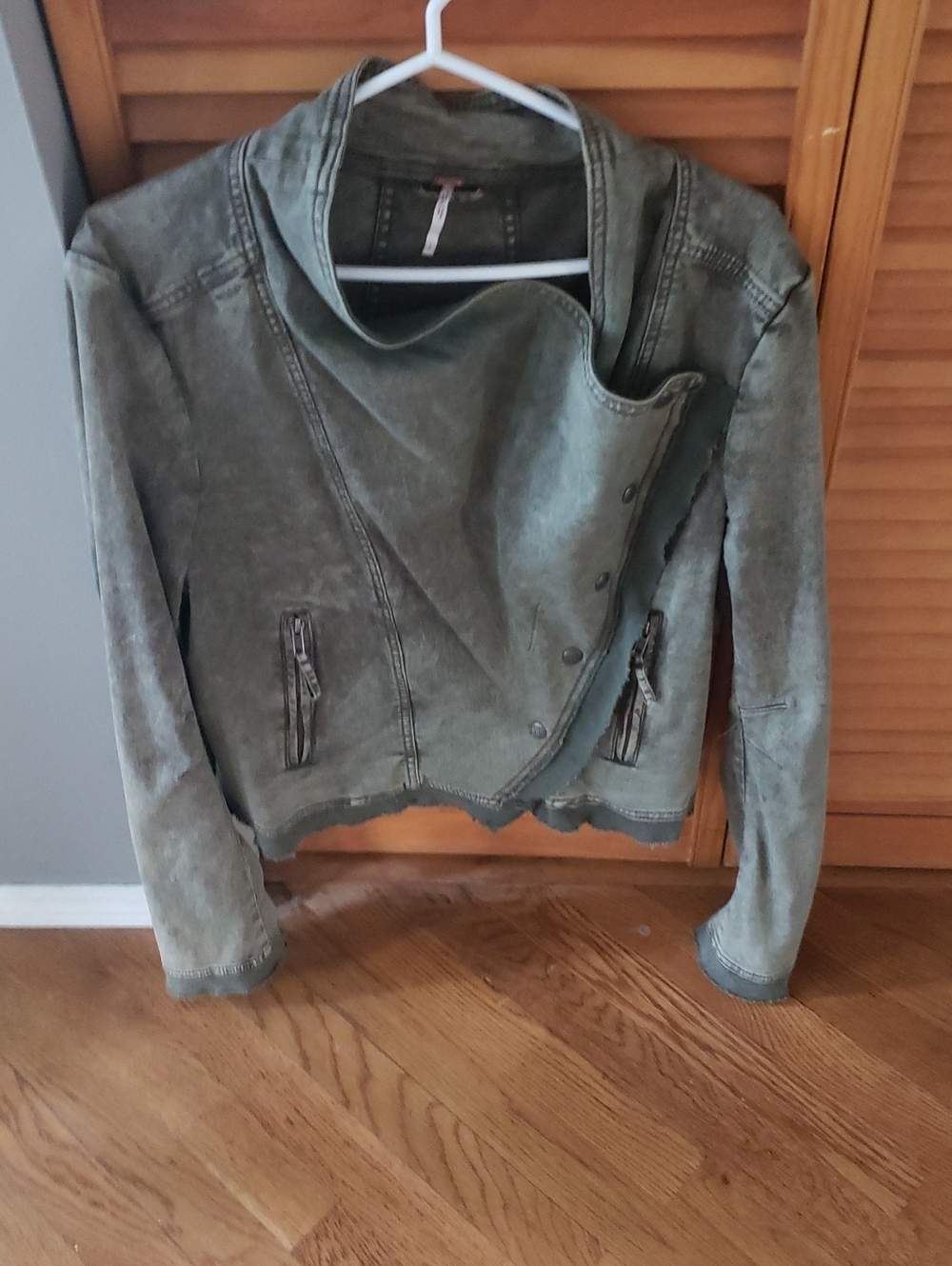 Free People Olive Utility Jacket